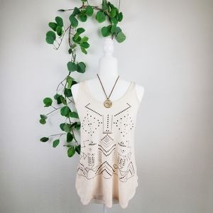 MOSSIMO Studded Design Tank Top
